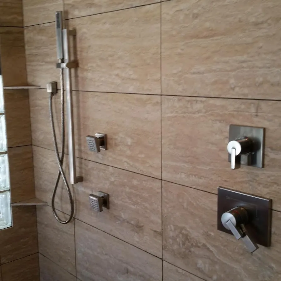 Shower fixture installation for Water Heater Replacement in Gas City